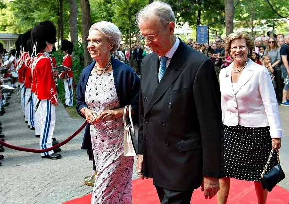 Queen Margrethe of Denmark, Princess Benedikte of Denmark and Queen Anne-Marie of Greece