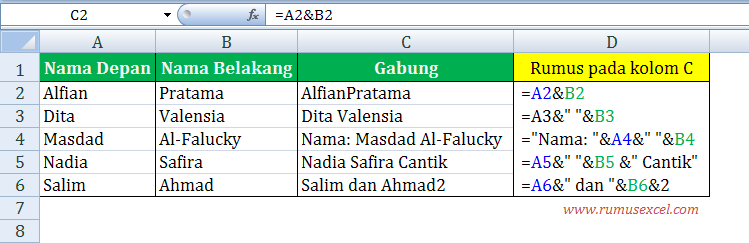 Cara Menggabungkan Kata Di Excel Kumpulan Kata Kata Bijak Cara Menggabungkan Kata Di Excel Kumpulan Kata Kata Bijak