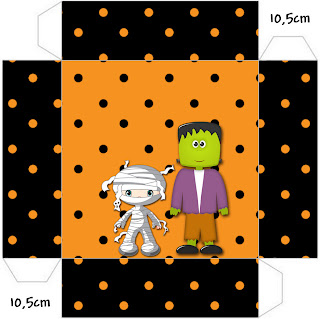 Frankenstein and Friends:  Free Printables, Party Favor Boxes.