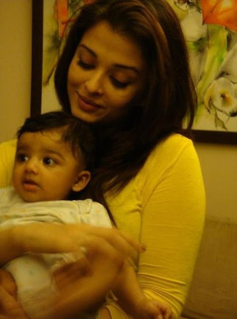 Aishwarya Rai with Baby Rai - Photo Feature