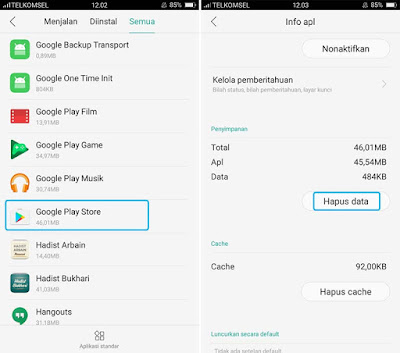 Hapus Data Aplikasi Android Hapus Data Aplikasi Android