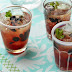 Earl Grey Tea and Blueberry Spritzer