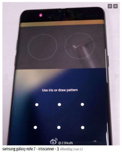 Bocoran foto Samsung Galaxy Note 7 mengkonfirmasikan fitur Iris Scanner Bocoran foto Samsung Galaxy Note 7 mengkonfirmasikan fitur Iris Scanner