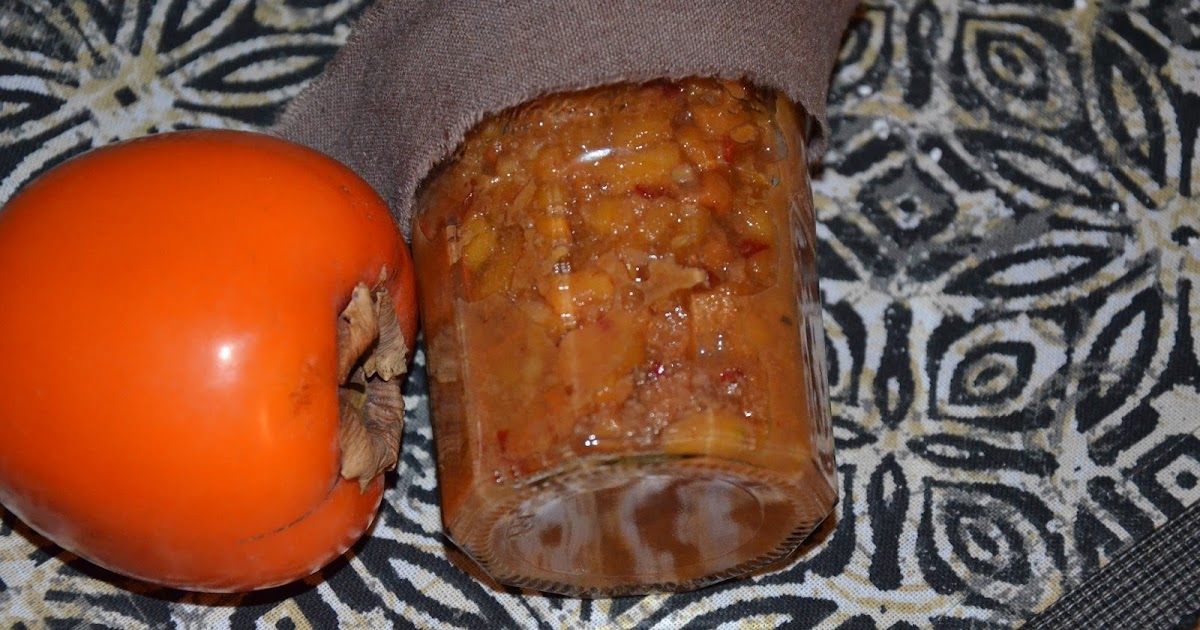 Kaki-Chutney - Rezeptra - Food and More