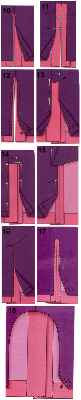 Как пришить подкладку к юбке и юбке-брюки