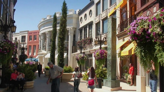 Rua Rodeo Drive na Califórnia