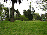 Paisaje parque arboles  Prado Uruguay