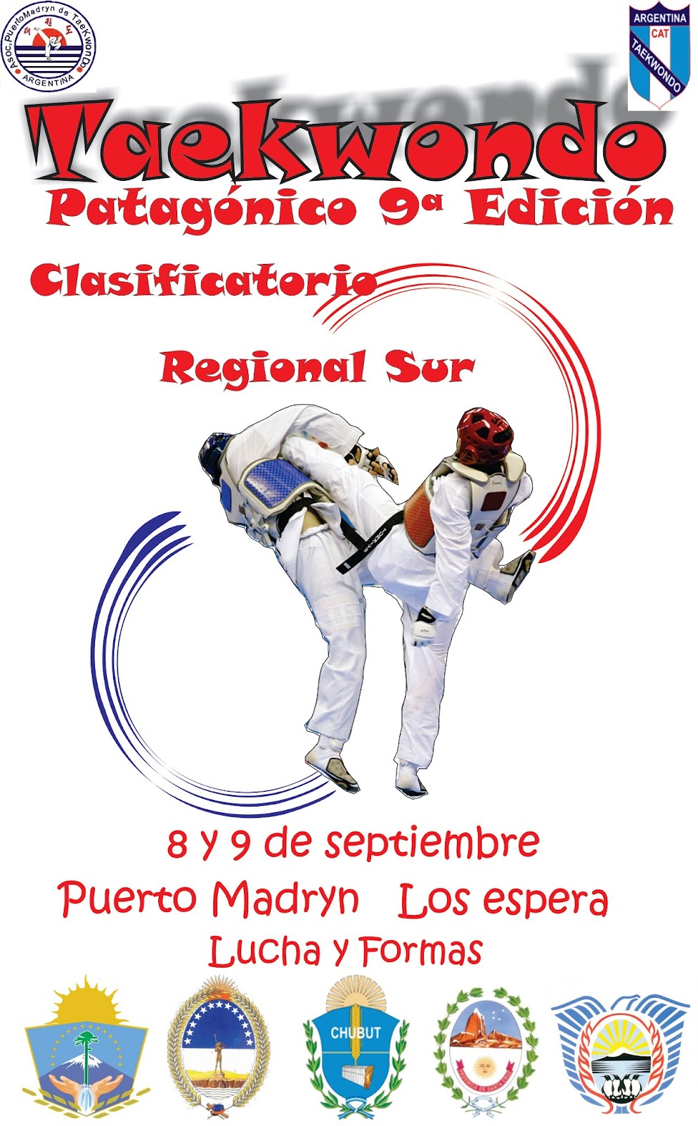 ASOCIACION PUERTO MADRYN DE TAEKWONDO TORNEO PATAGONICO 9° EDICIÓN