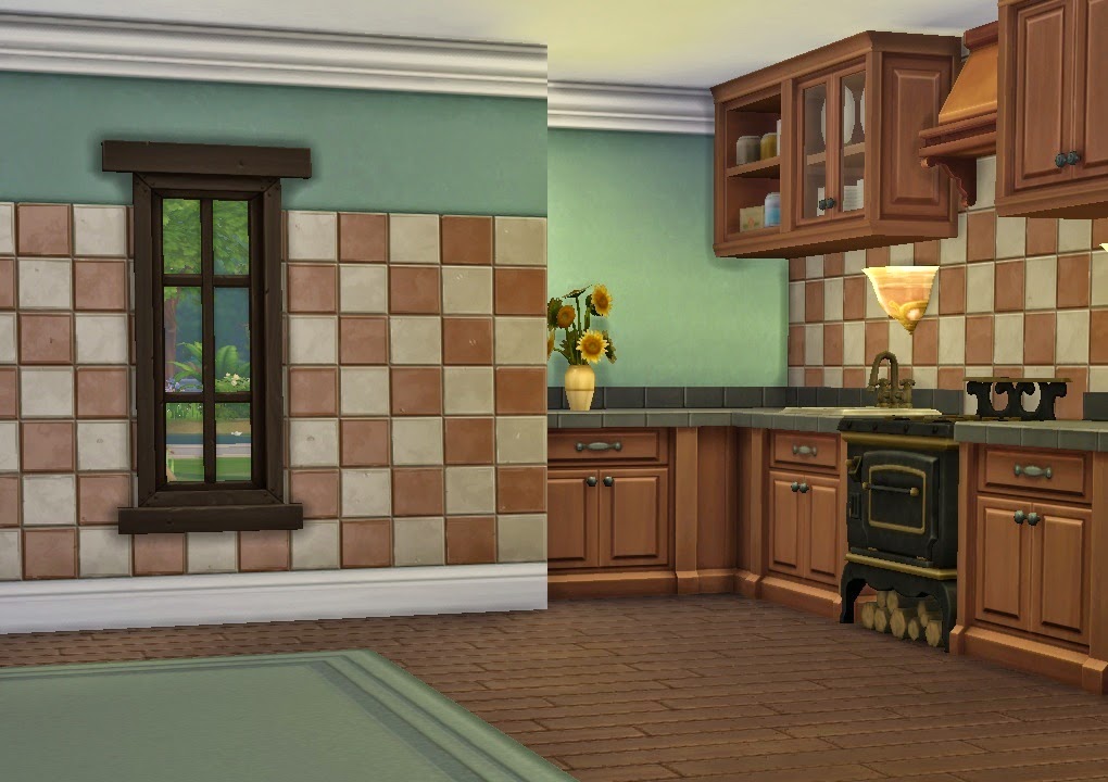 My Sims 4 Blog: Basic Standard Add-On: Trim and Tile by plasticbox