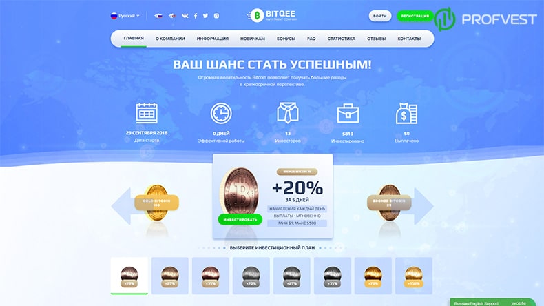 Bitqee: обзор и отзывы о bitqee.com (HYIP платит) Bitqee обзор и отзывы HYIP-проекта