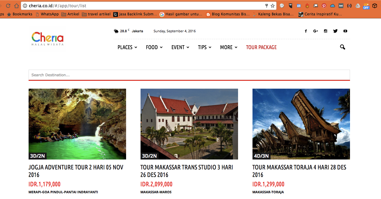 Paket Wisata Halal Indonesia Yang Lengkap Ada Di Cheria Paket Wisata Halal Indonesia Yang Lengkap Ada Di Cheria