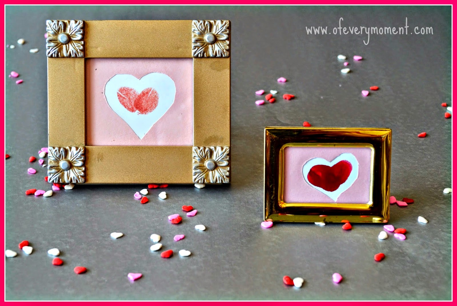 treasured artwork, kids thumbprints