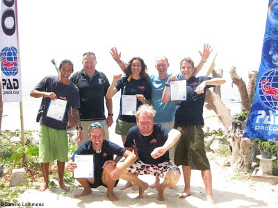 PADI IE on Gili Air in Indonesia at Oceans 5