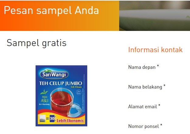 Mau Hemat Ini Cara Mendapatkan Sampel Gratis Sariwangi Teh Celup Jumbo Druwo