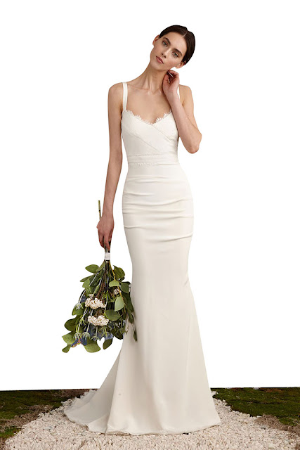 Simple Beautiful Wedding Dresses At Affordable Price Topbridal This Simple Floor Length Wedding Dress Is Made From Luxurious Stretch Chiffon With A Off The Shoulder Crisscross Sweetheart Bodice And Straps Open Back