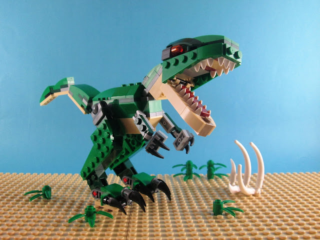 Set LEGO Creator 3in1 31058 Mighty Dinosaurs modelo 1 Tyrannosaurus Rex
