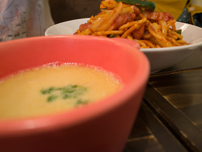 ナポリタン with スープ