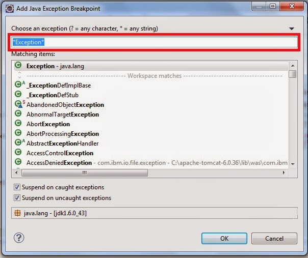 Eclipse - Debugger atrapar excepciones - Java Exception Breakpoint - En ...