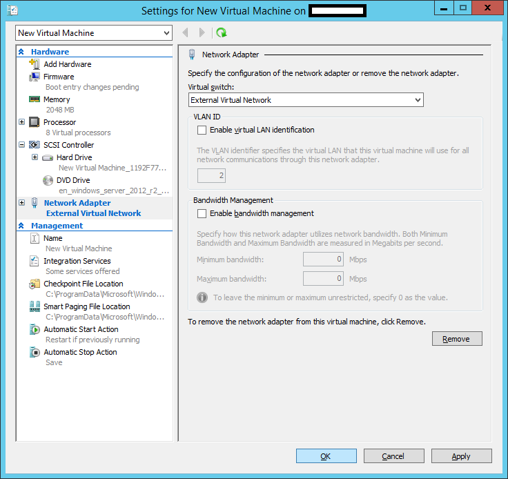 The Wanderer Configure Internet Access For Hyper V In Windows Server