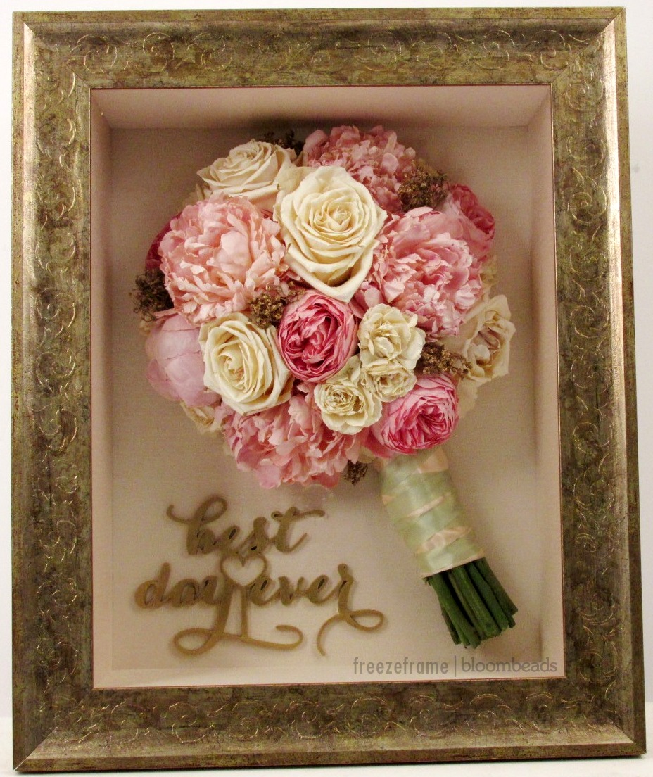 Frame Your Wedding Flowers Save Your Wedding Bouquet Forever with