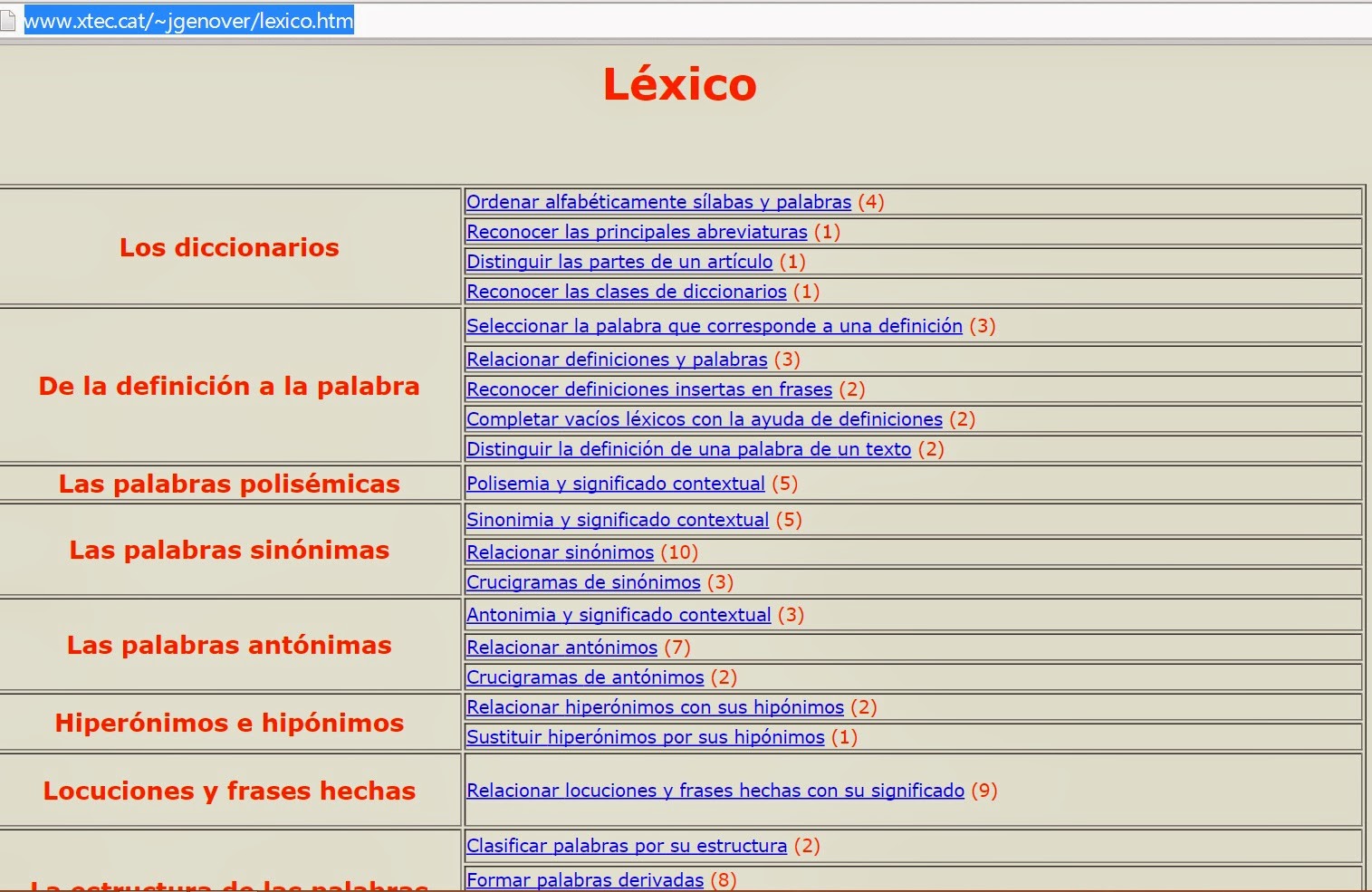  lexico