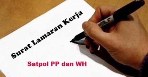 Contoh Surat Lamaran Kerja Satpol PP dan WH Aceh Besar 