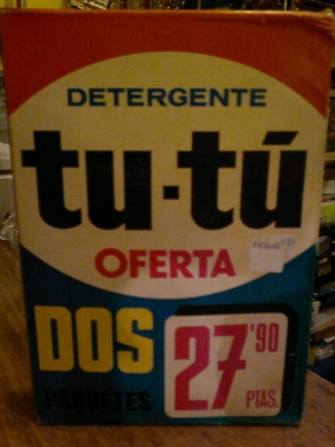 Cajón de sastre: Un anuncio de detergente