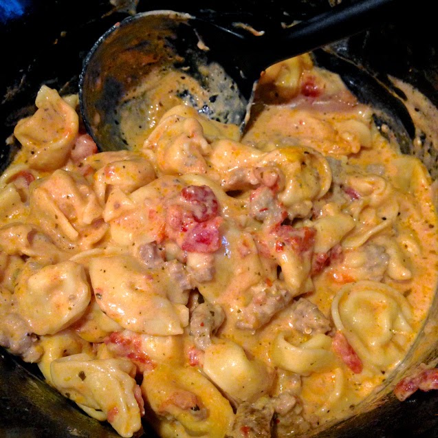 The belly rules the mind: RockCrok Sausage & Cheese Tortellini