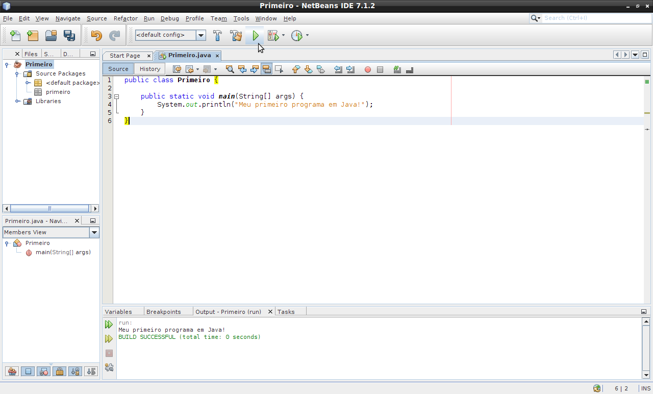 Java creating the first program in java progressive java 