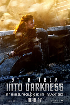 Star Trek Into Darkness Character Theatrical One Sheet Movie Poster Set - Zoe Saldana as Nyota Uhura