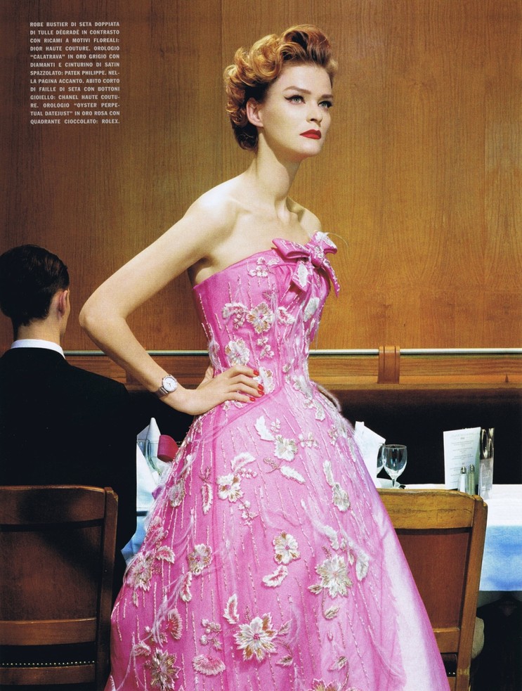 Fashion Editorial | A Precious Glam : Carmen Kass by Miles Aldridge for ...