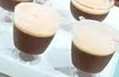 Resep praktis (mudah) es susu puding coklat spesial (istimewa) enak, legit nikmat