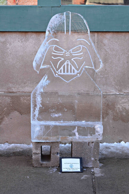 Ice Carving Darth Vader