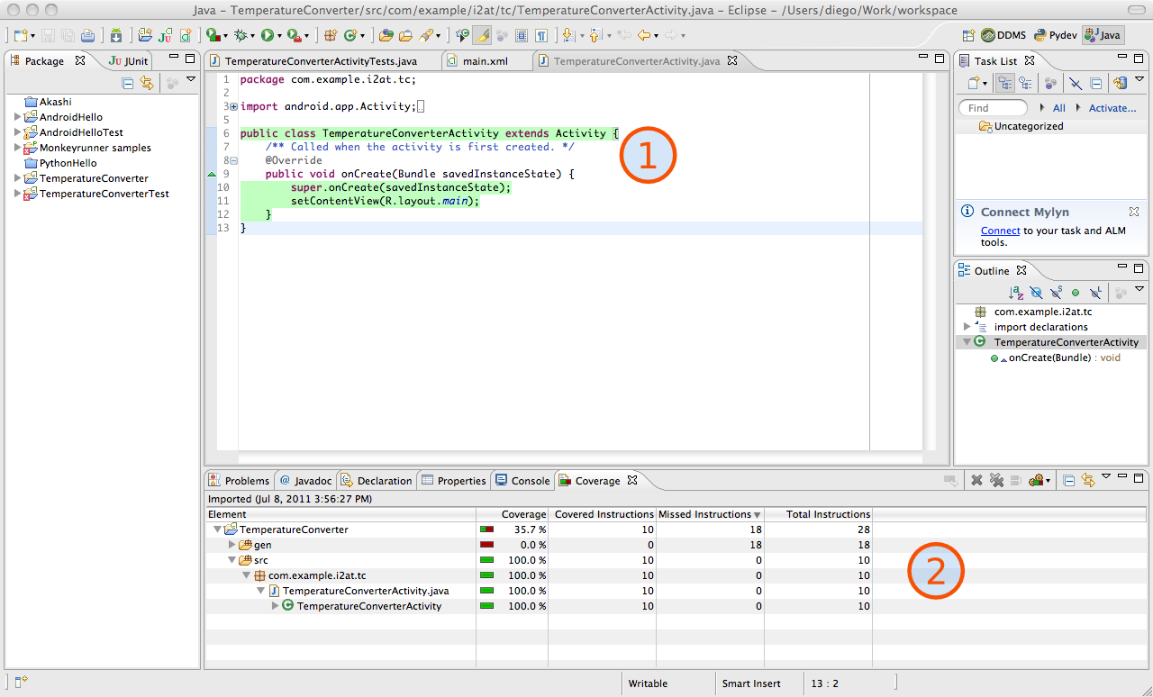 O que e rear em ingles Example of android app in eclipse tutorial