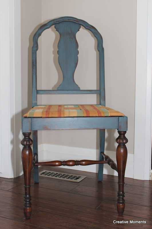 Homestead House milk paint antique chair