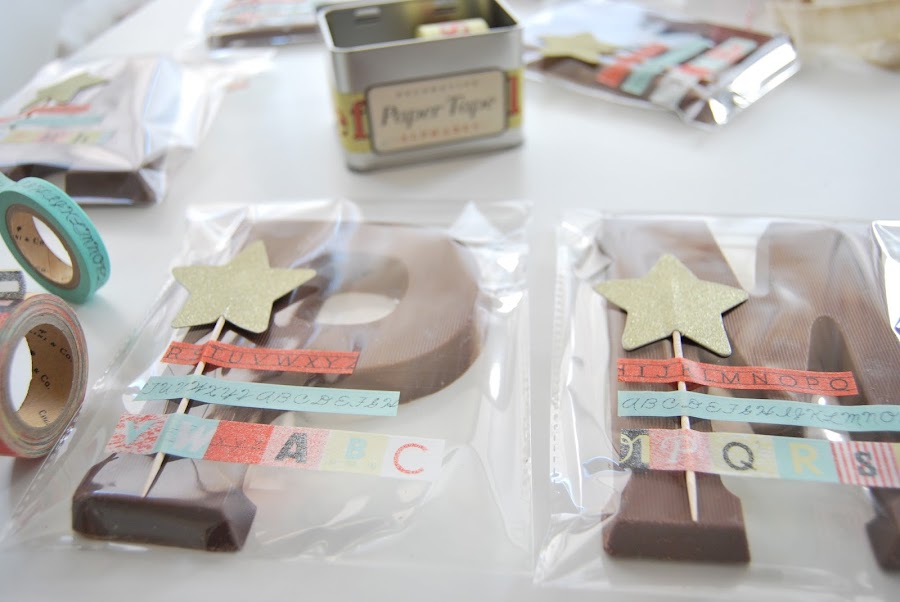 Letra de chocolate para regalar