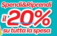 Carrefour : ''Spendi & Riprendi il 20% su tutta la spesa'' Logo Carrefour : ''Spendi & Riprendi il 20% su tutta la spesa''