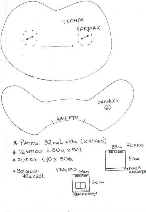 Moldes de vacas en fomi - Imagui
