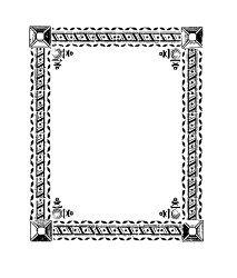 square frame decorative borders frames digital printable illustration clip stamp