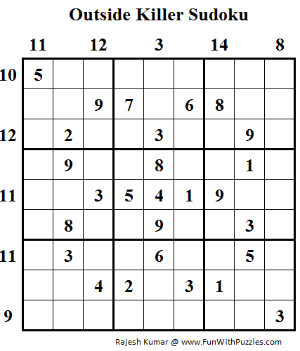 Outside Killer Sudoku (Daily Sudoku League #98)