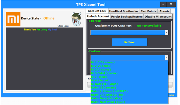 tps xiaomi tool tps xiaomi tool