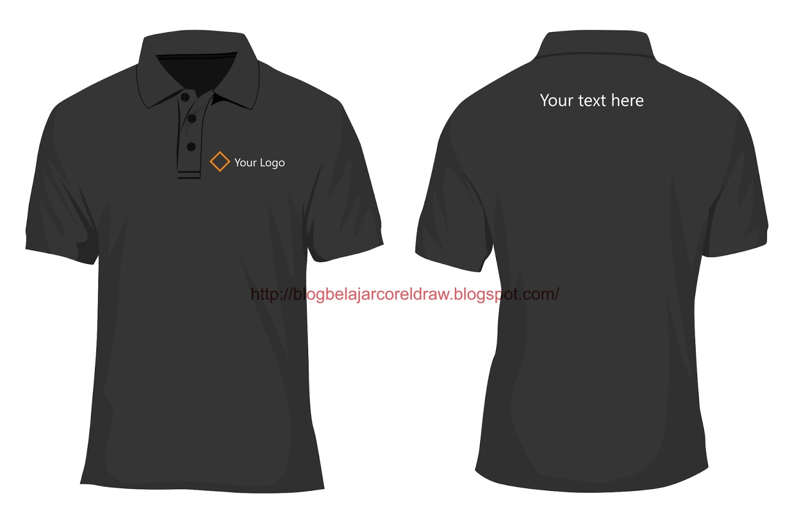  Gambar  Download Desain Kaos Polo  Shirt Format Vector 