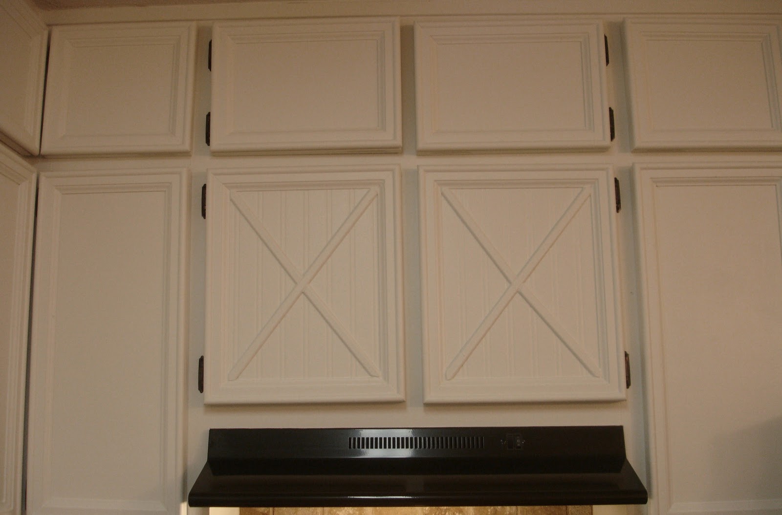 Don't Disturb This Groove: Kitchen Cabinets Updated With Moulding