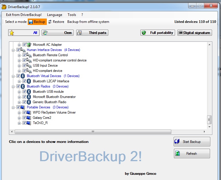 Bluetooth radio driver. Microsoft bluetooth enumerator. generic bluetooth radio. generic bluetooth 2. microsoft device association root enumerator.