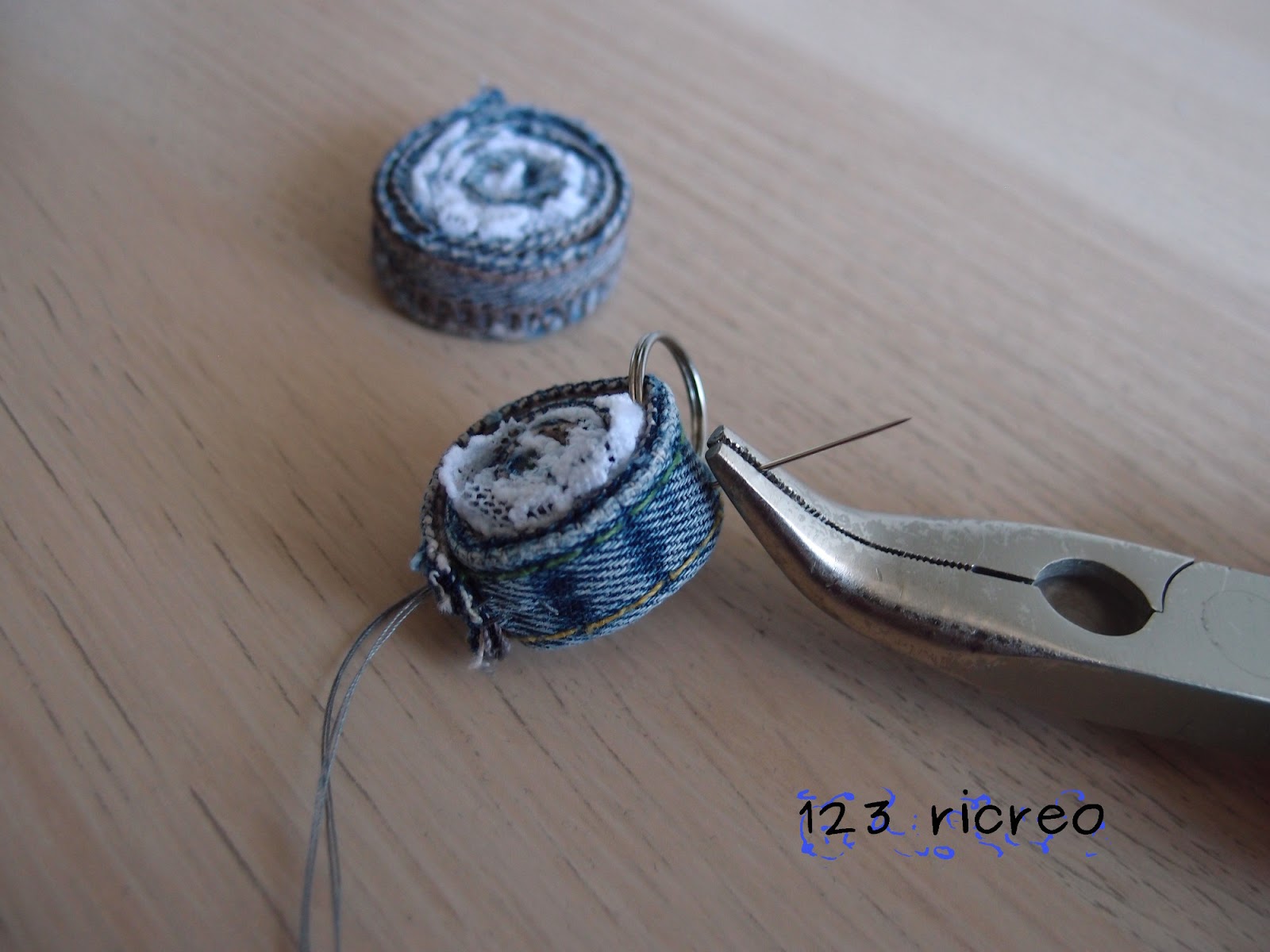 Il Blog Di 123ricreo Portachiavi O Ciondolo Denim