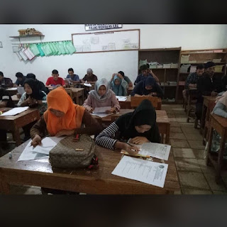 Ujian Semester Paket C Di SDN 2 Panyaungan
