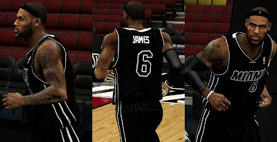NBA 2K13 LeBron James HD Textures Realistic Patch