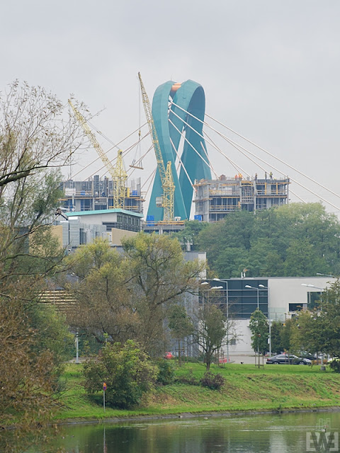 Budowa River Tower Bydgoszcz KWK Construction