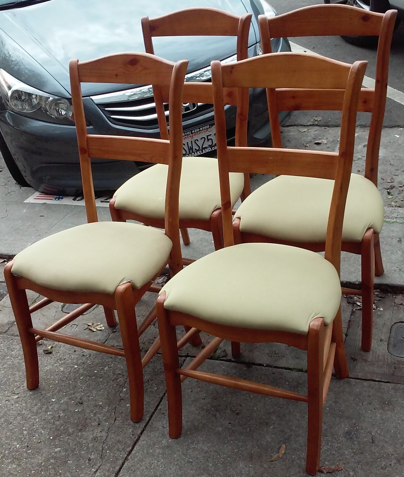 UHURU FURNITURE & COLLECTIBLES SOLD 4 French Country Pine Dining