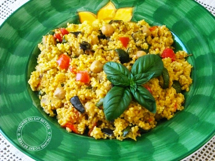COUSCOUS ALLO ZAFFERANO E VERDURE ITALIANS DO EAT BETTER